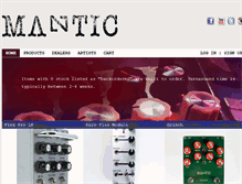 Tablet Screenshot of manticeffects.com